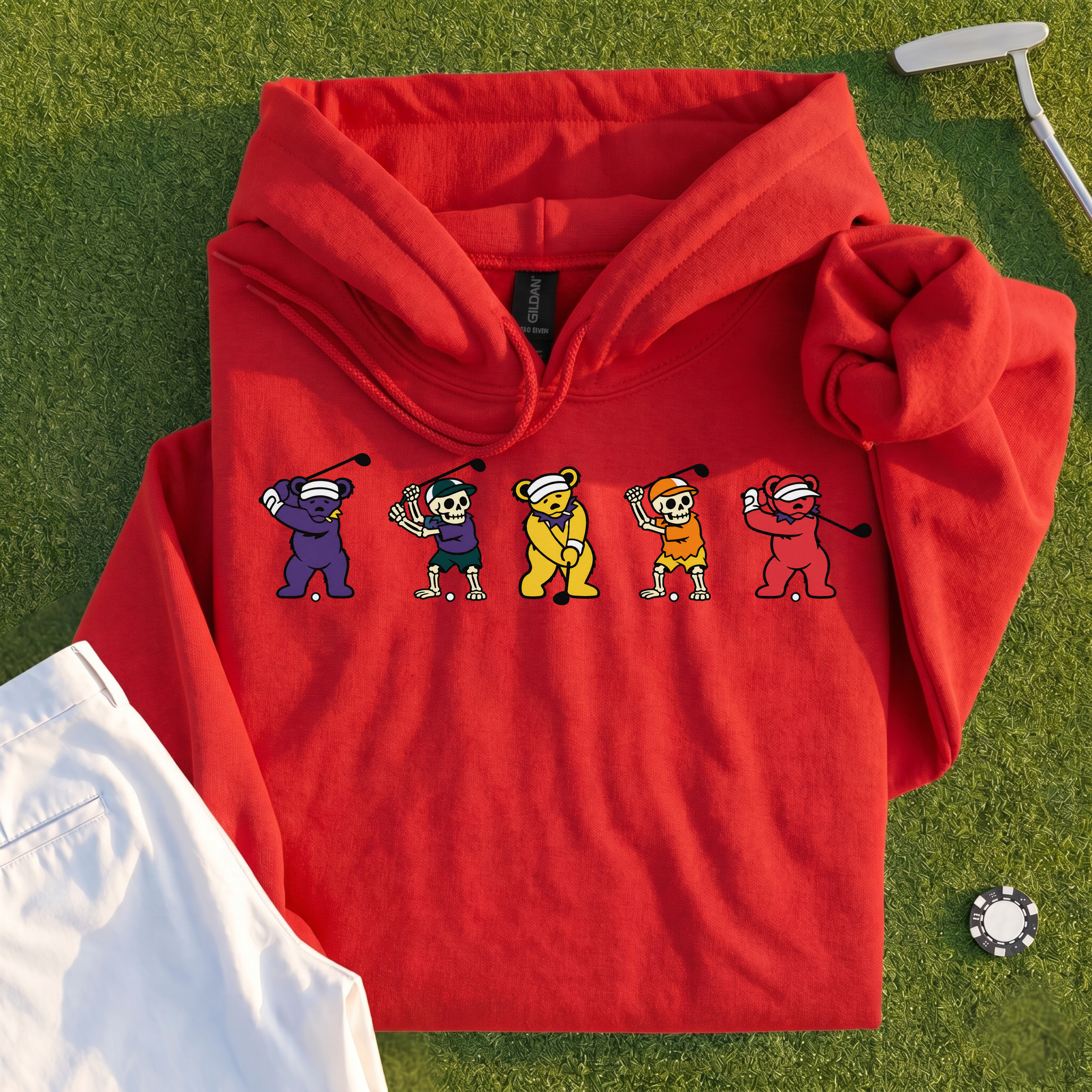 Bears And Bones Hoodie