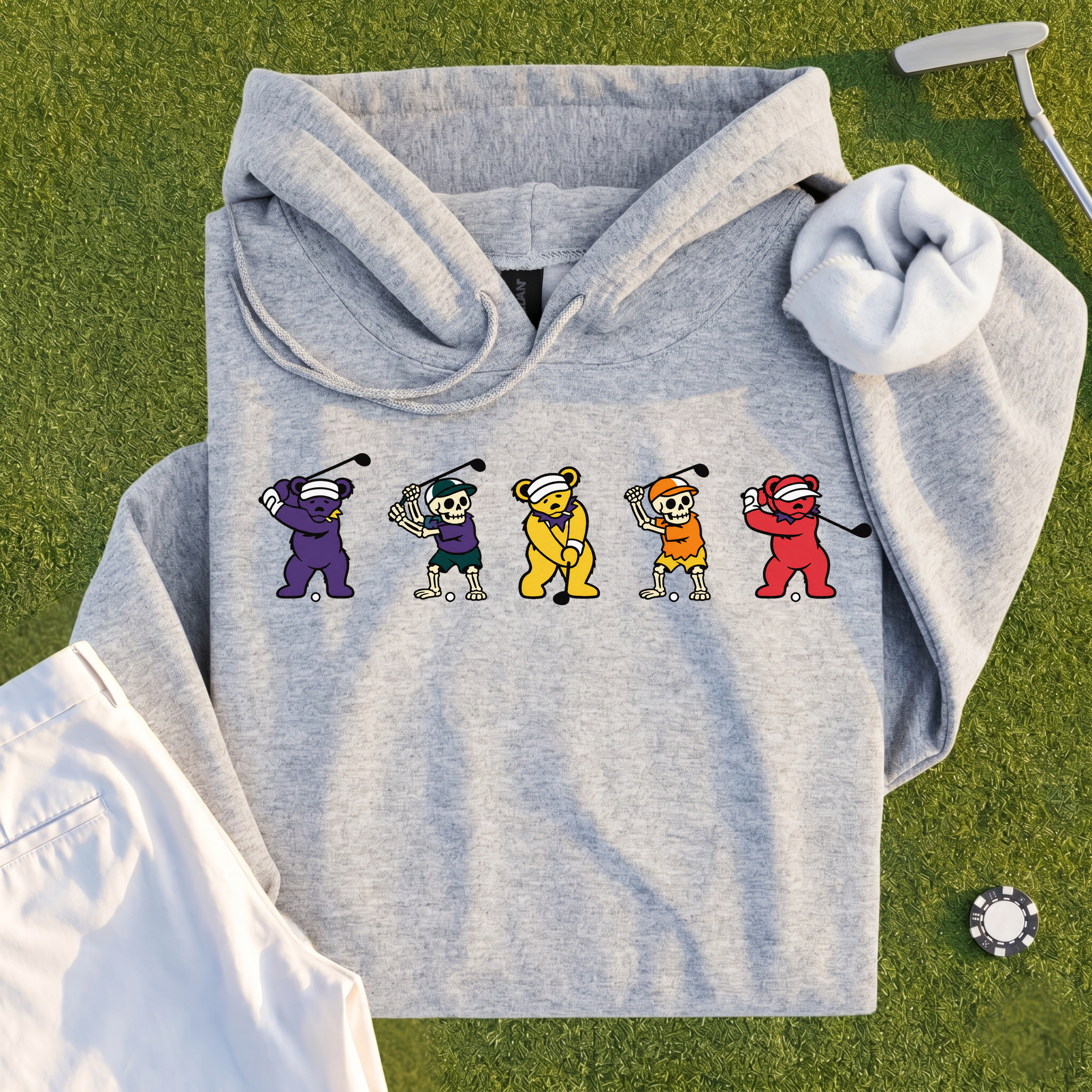 Bears And Bones Hoodie