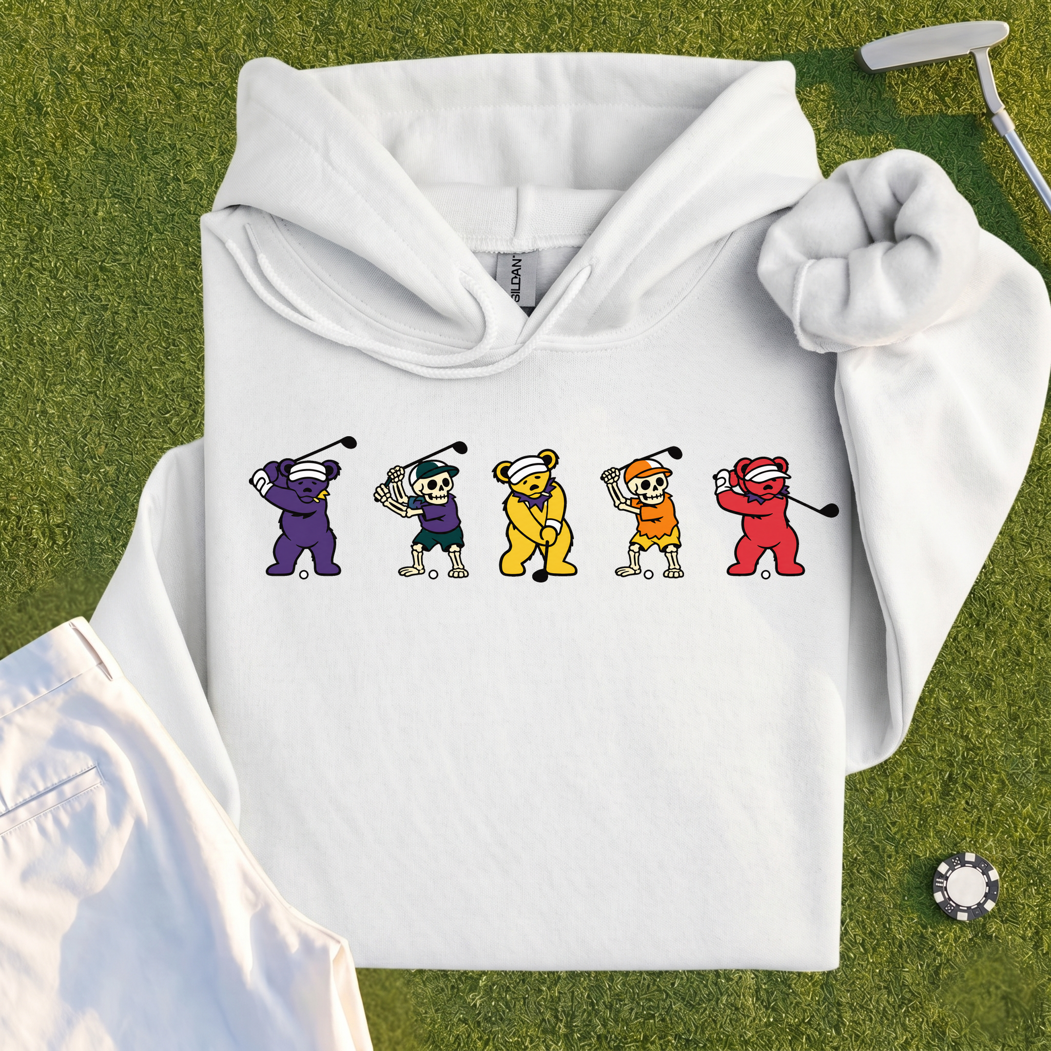 Bears And Bones Hoodie