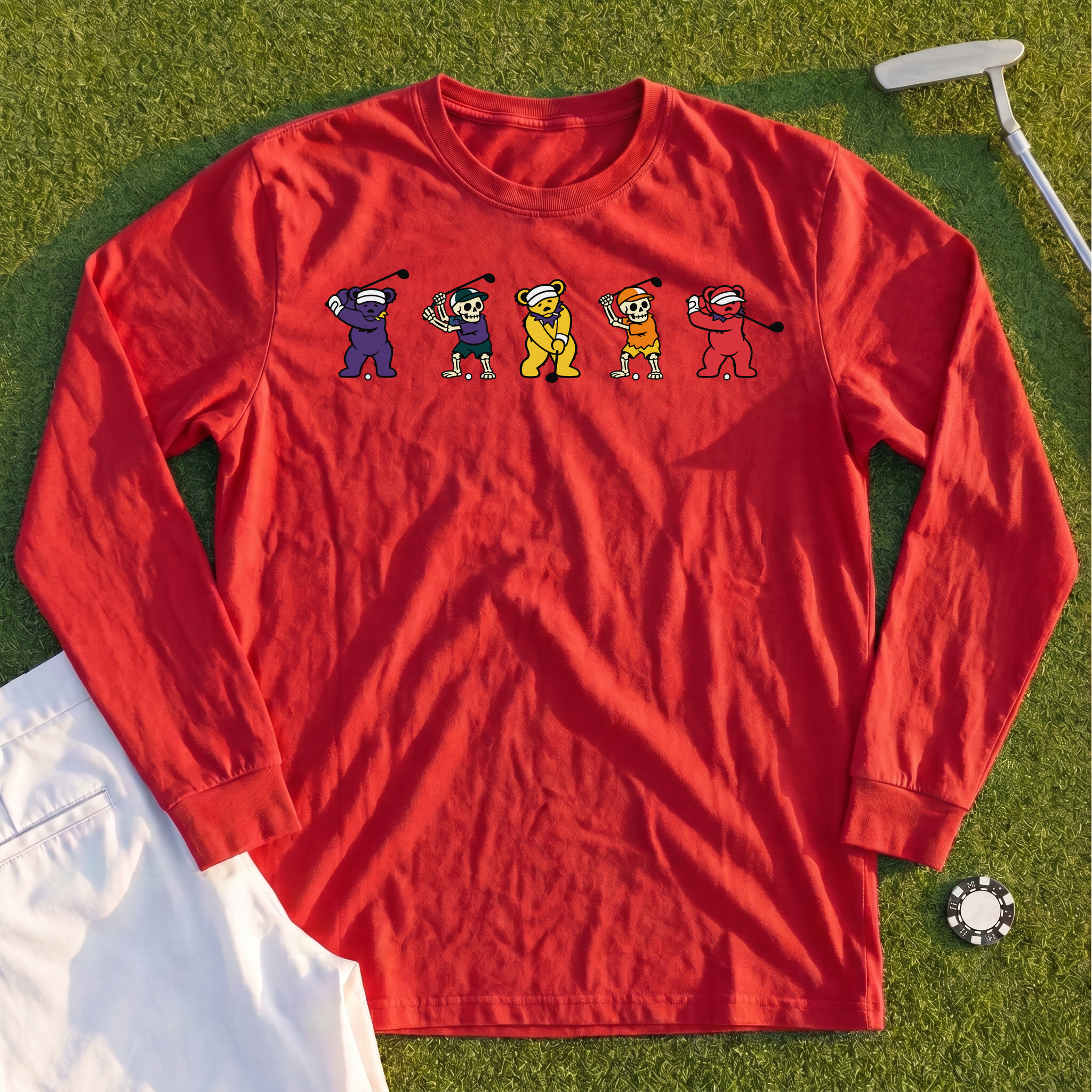 Bears And Bones Long Sleeve Tee