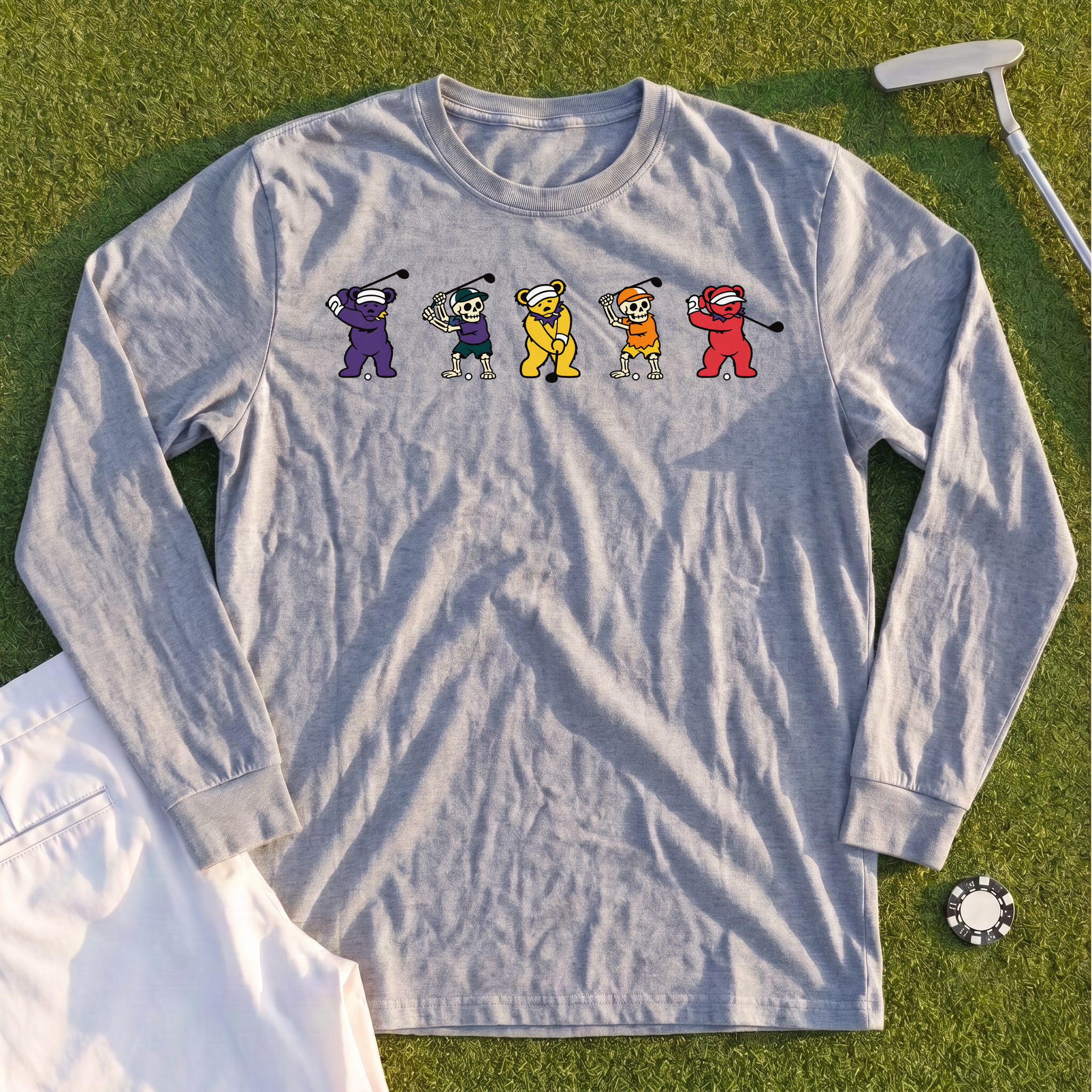 Bears And Bones Long Sleeve Tee