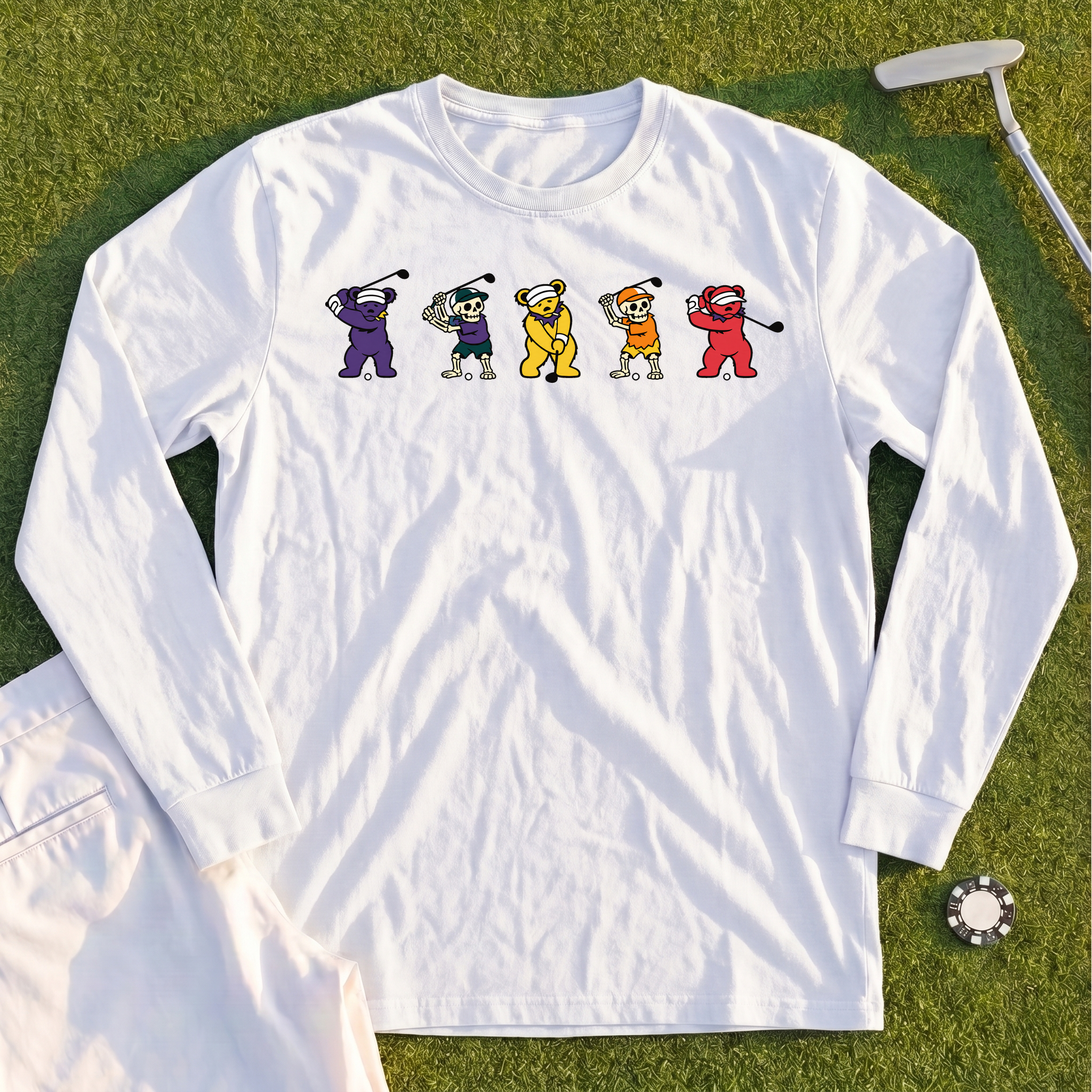 Bears And Bones Long Sleeve Tee