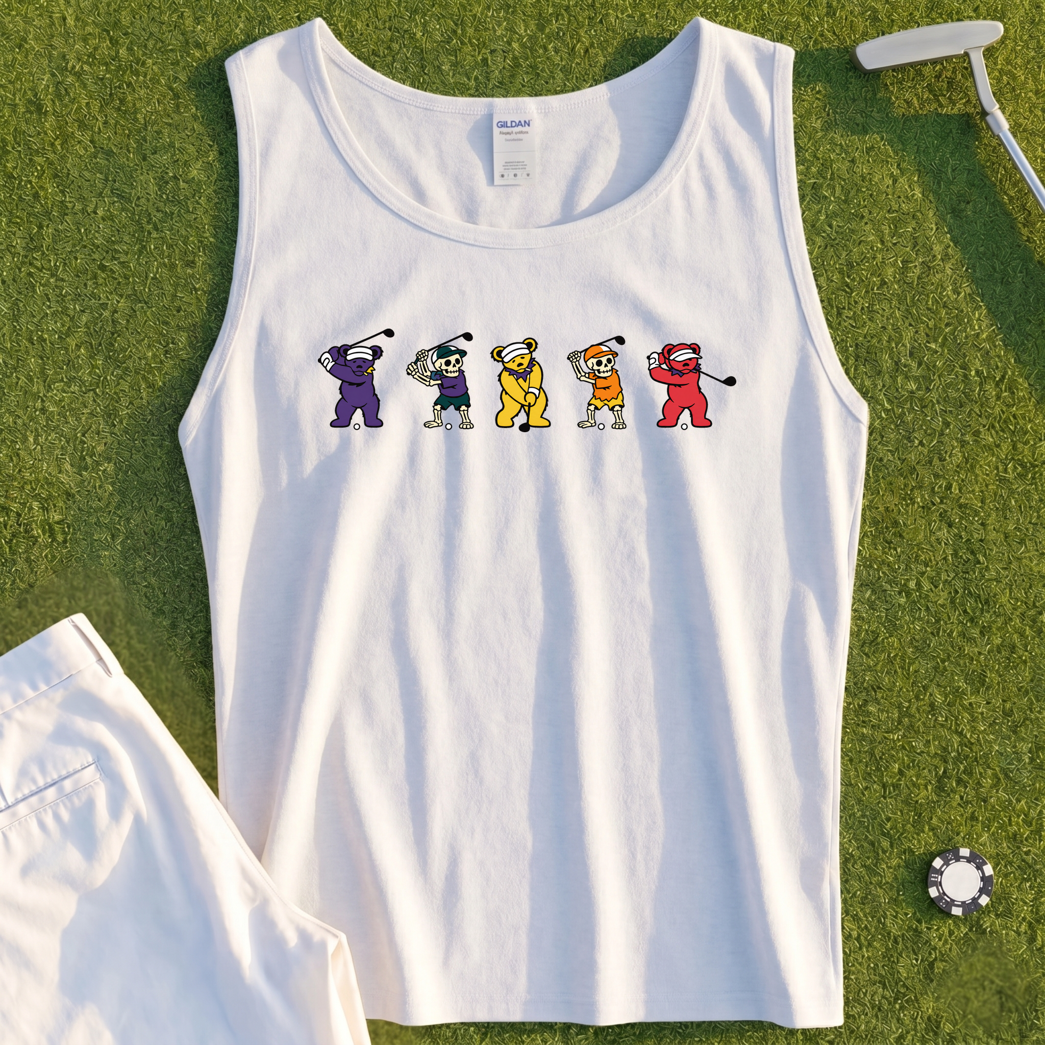 Bears And Bones Tank