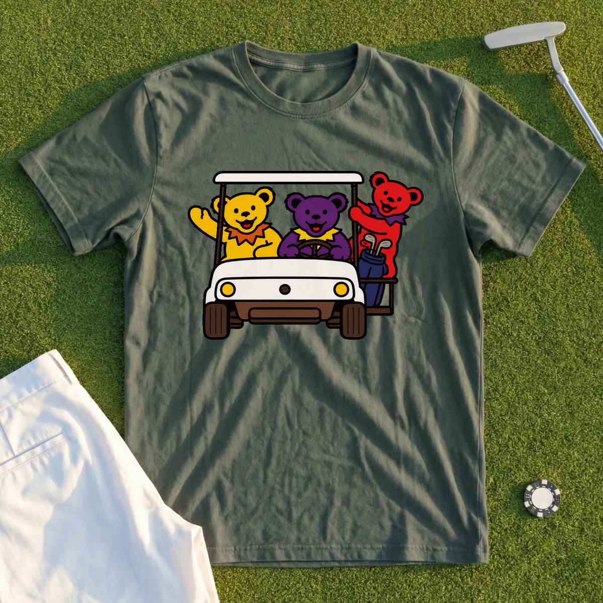 Bears Take The Cart Tee