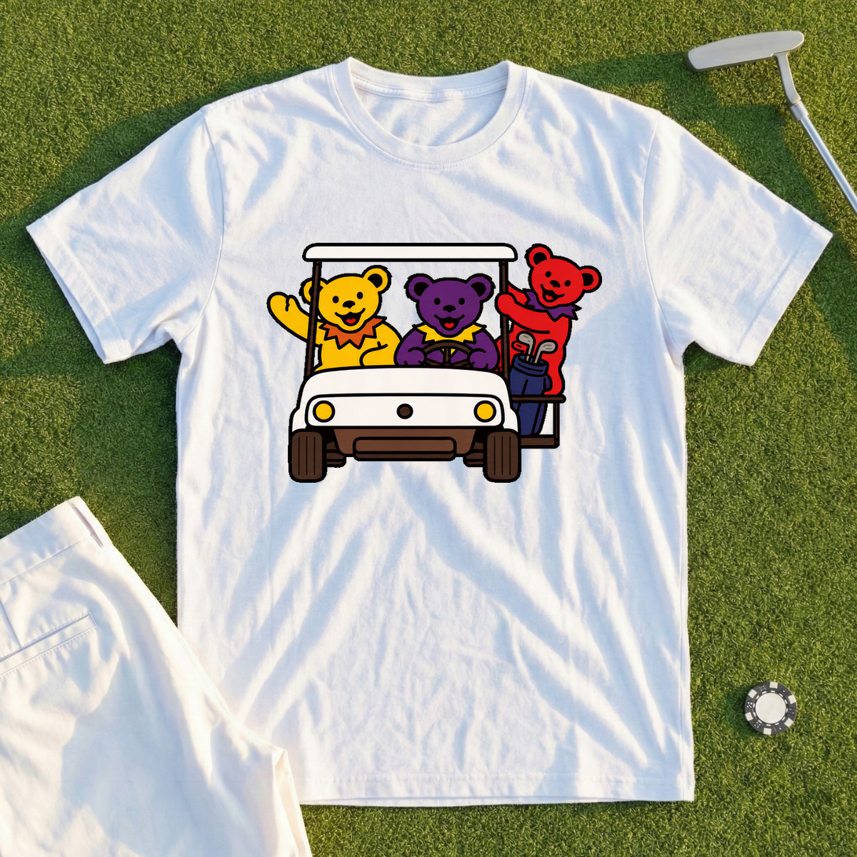 Bears Take The Cart Tee