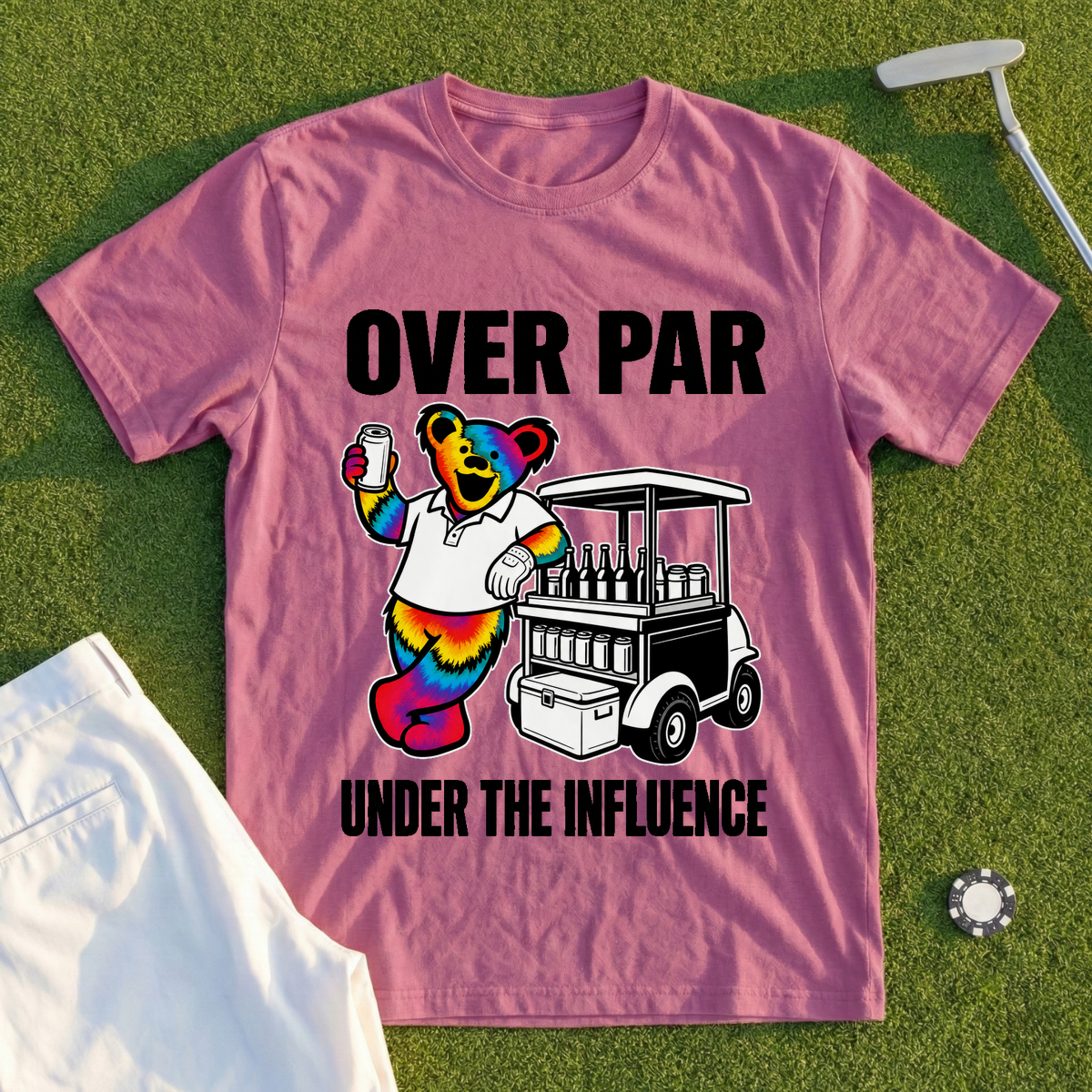 Beer Cart Bear Tee