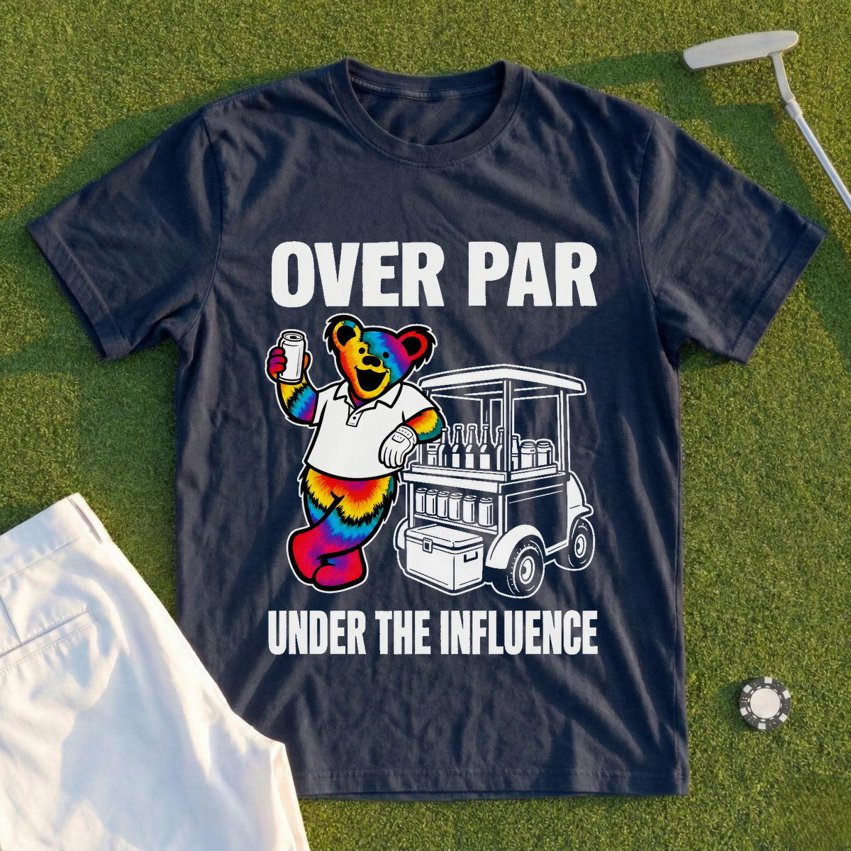 Beer Cart Bear Tee