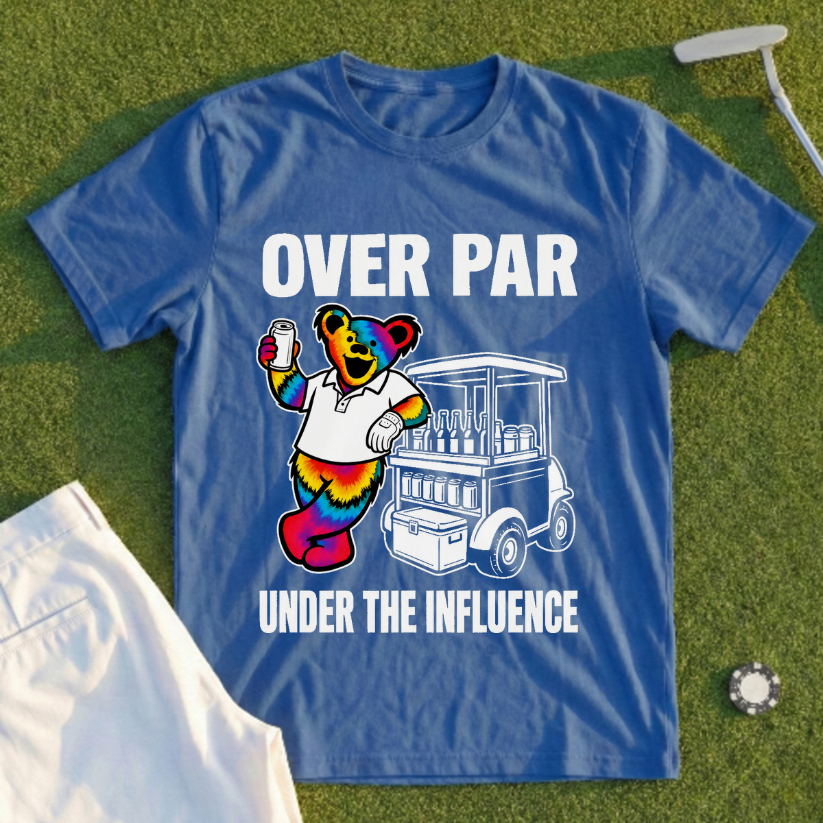 Beer Cart Bear Tee