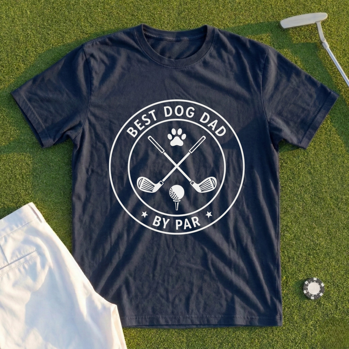Best Dog Dad By Par Tee