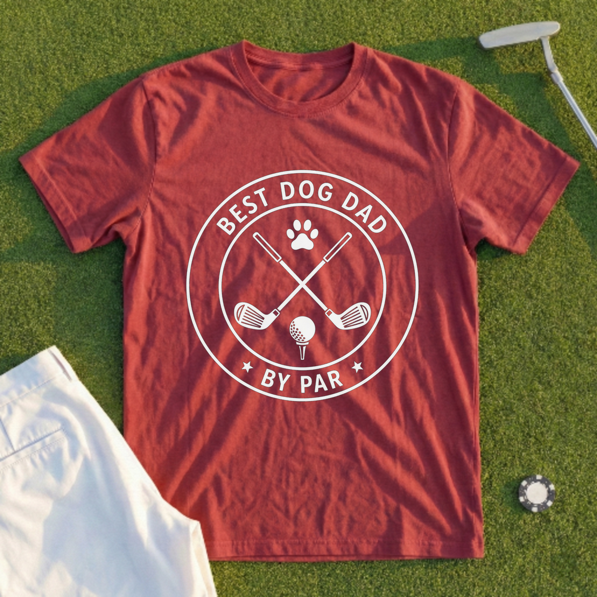 Best Dog Dad By Par Tee