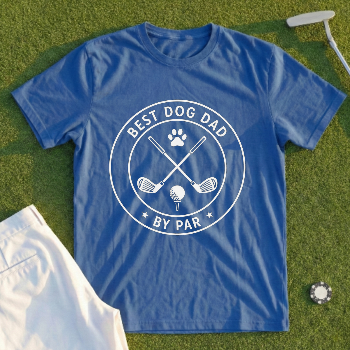 Best Dog Dad By Par Tee