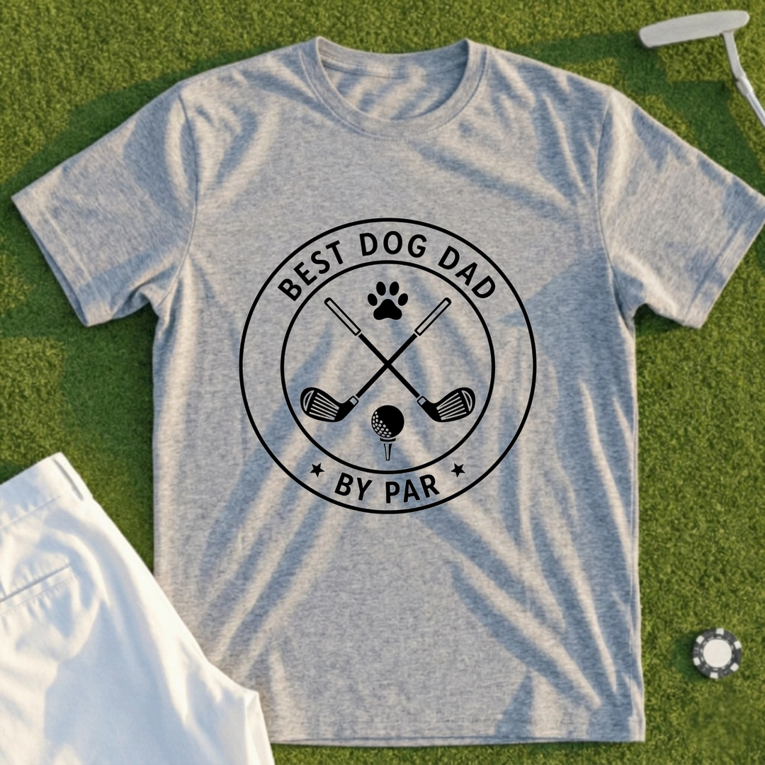 Best Dog Dad By Par Tee