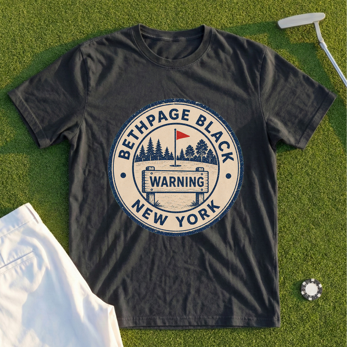 Bethpage Black Passport Stamp Tee