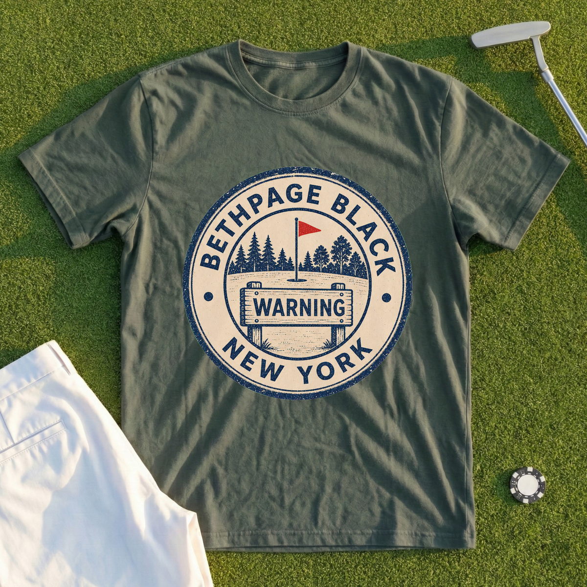 Bethpage Black Passport Stamp Tee