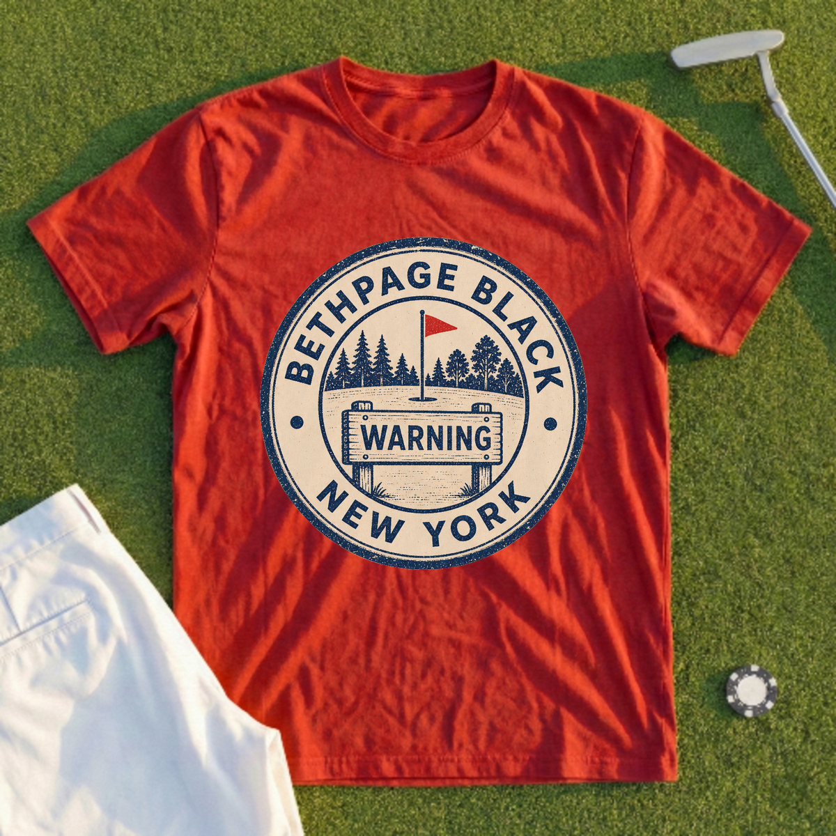 Bethpage Black Passport Stamp Tee
