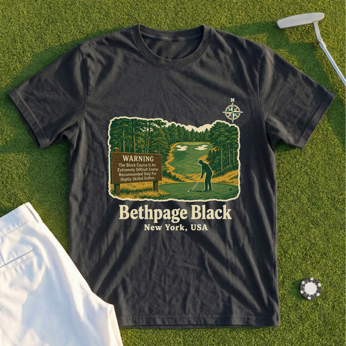 Bethpage Black Travel Poster Tee