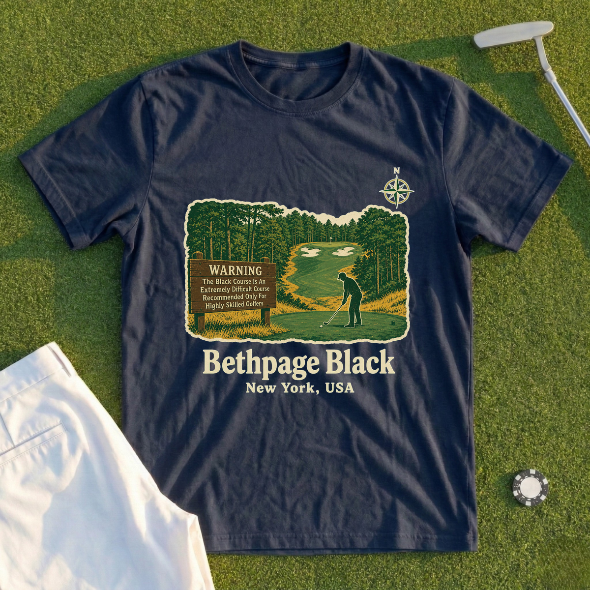 Bethpage Black Travel Poster Tee