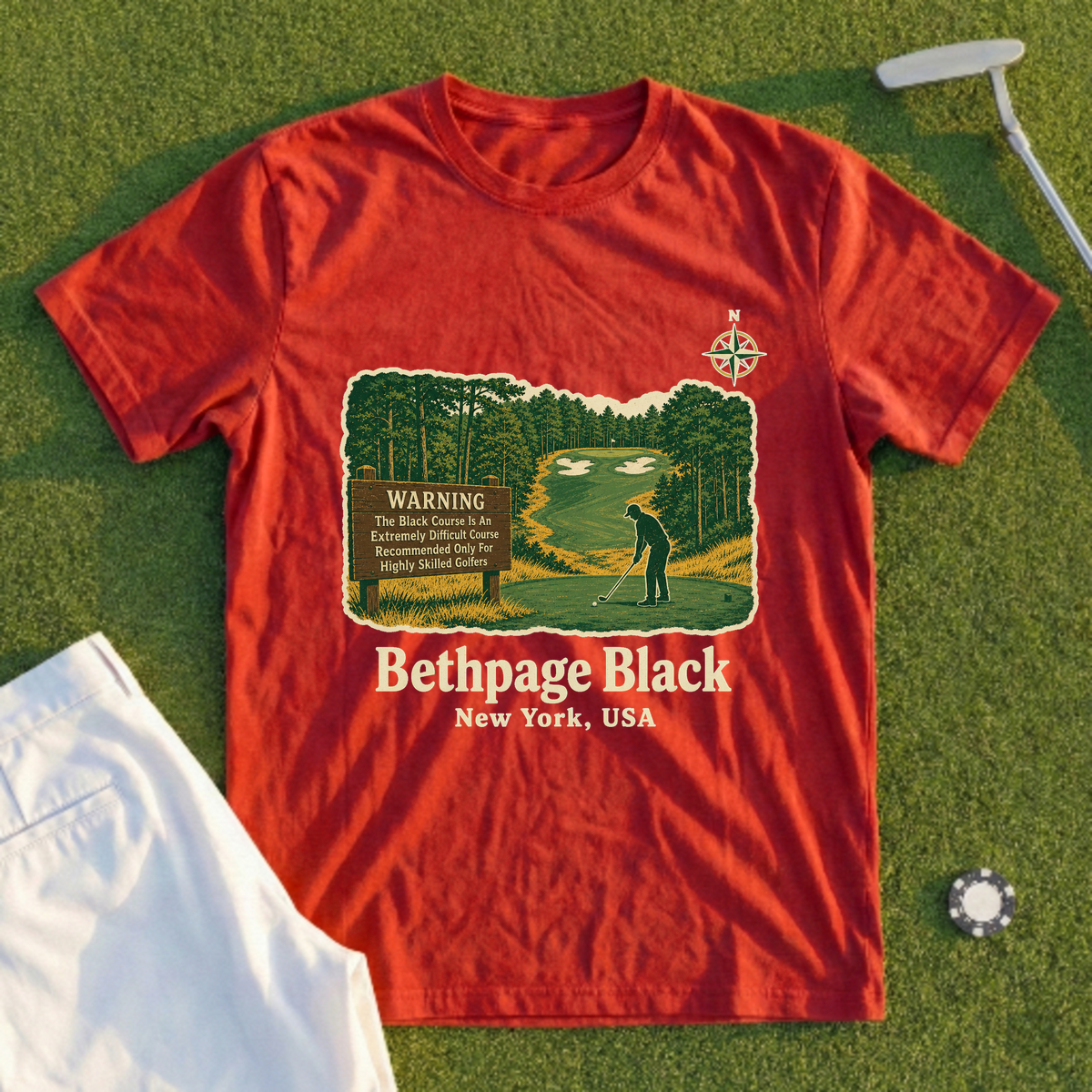 Bethpage Black Travel Poster Tee