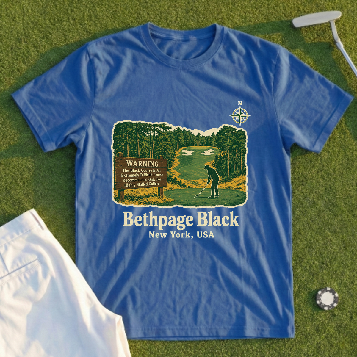 Bethpage Black Travel Poster Tee