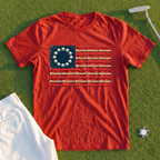 Betsy Ross Golf Flag Tee
