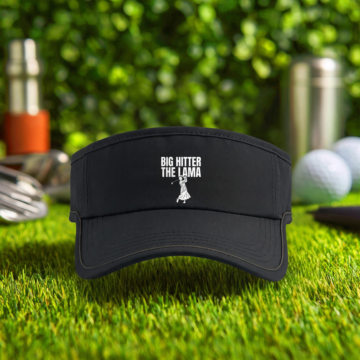 Big Hitter Visor in Black