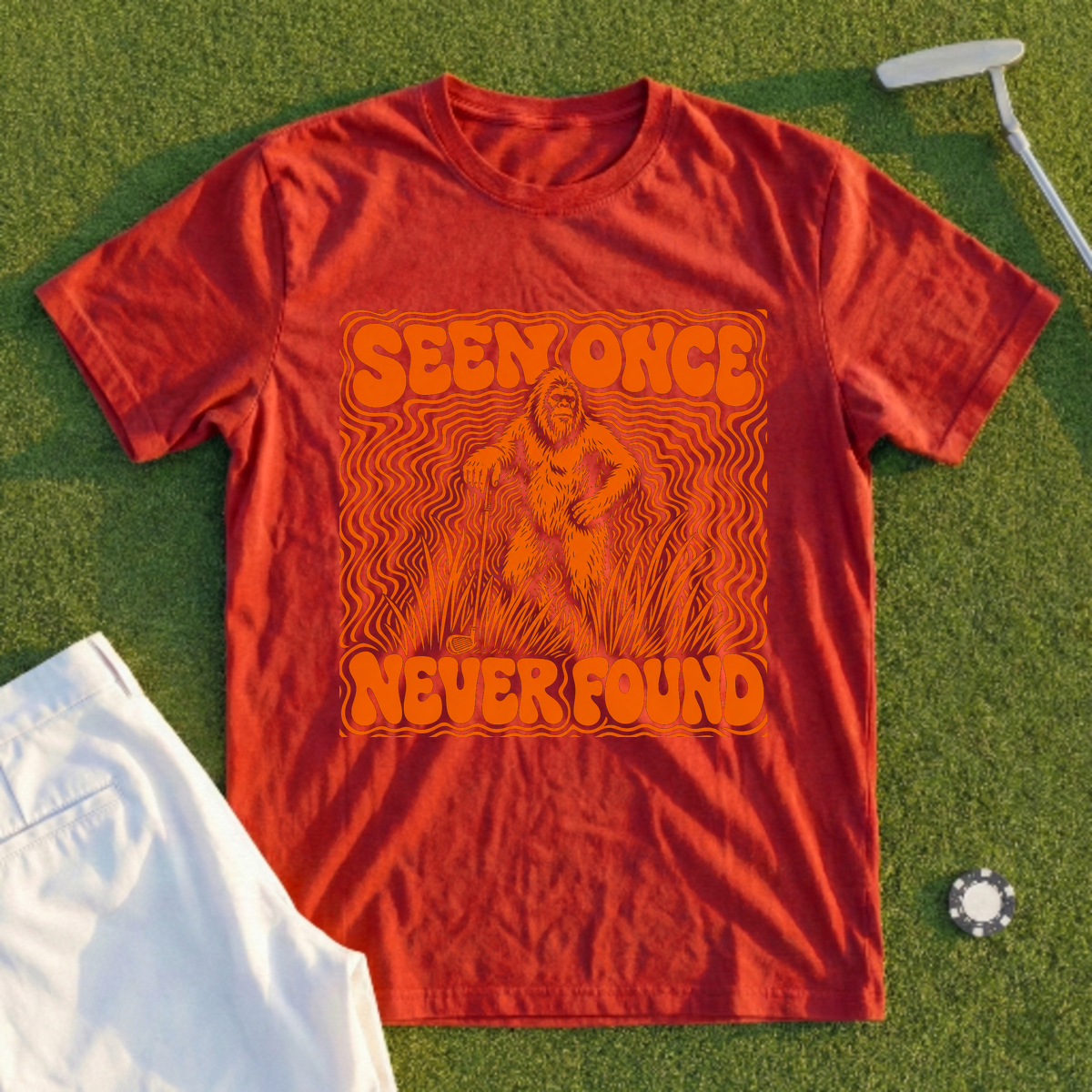 Bigfoot Seen Once Never Found Tee