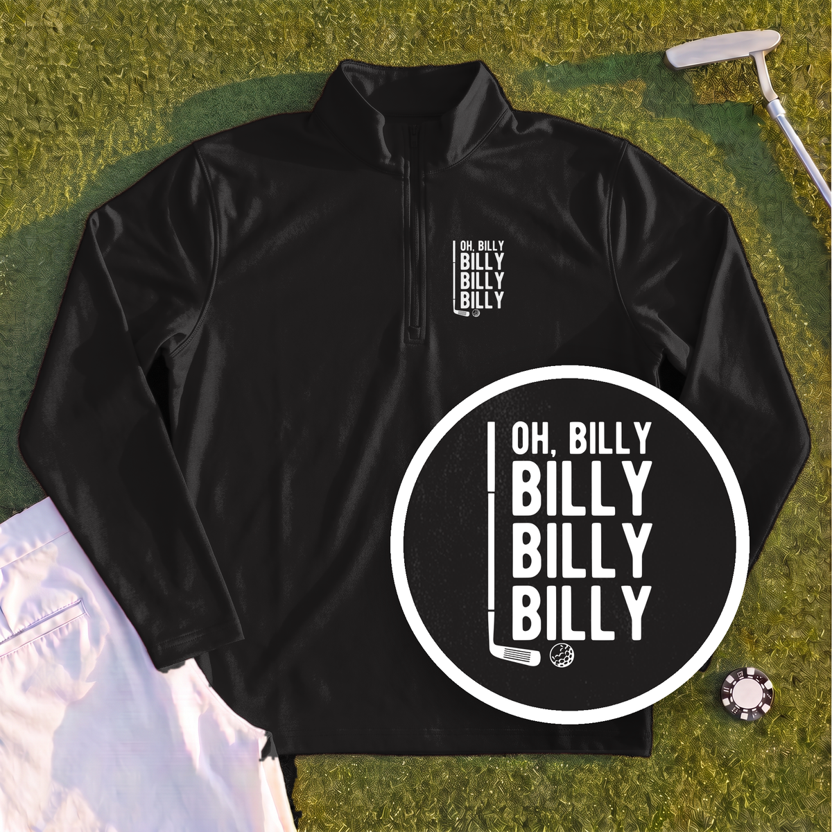 Billy Billy Billy Quarter Zip