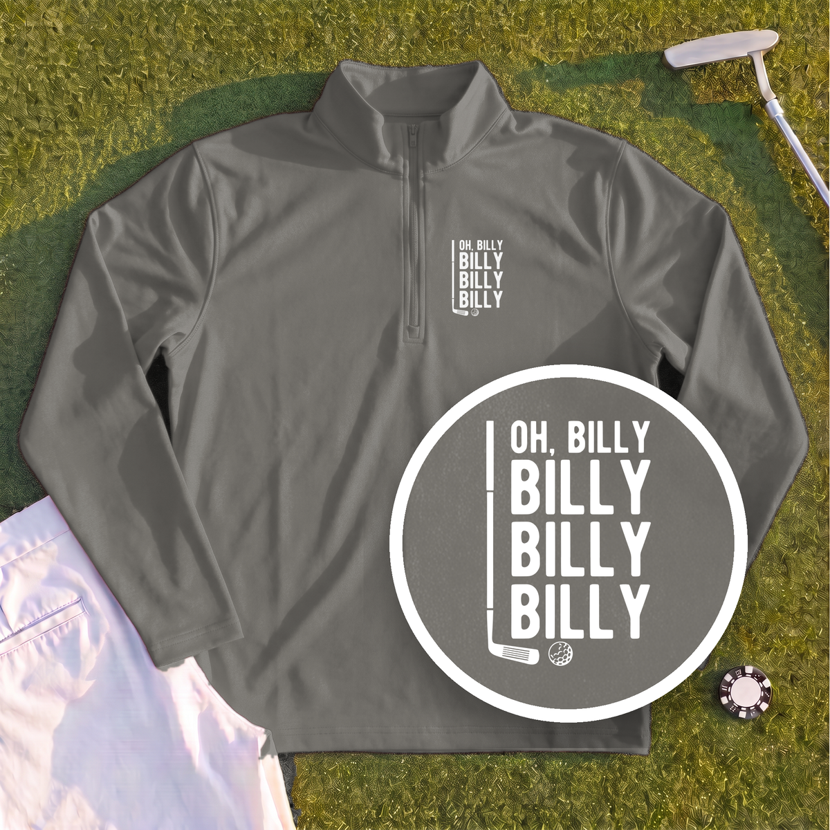 Billy Billy Billy Quarter Zip
