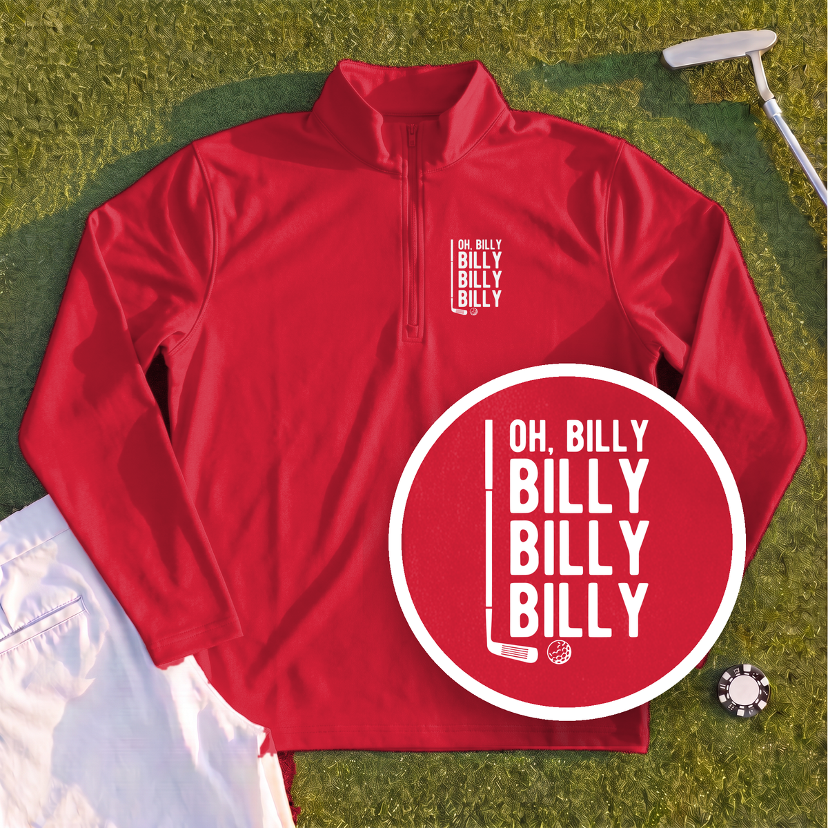 Billy Billy Billy Quarter Zip