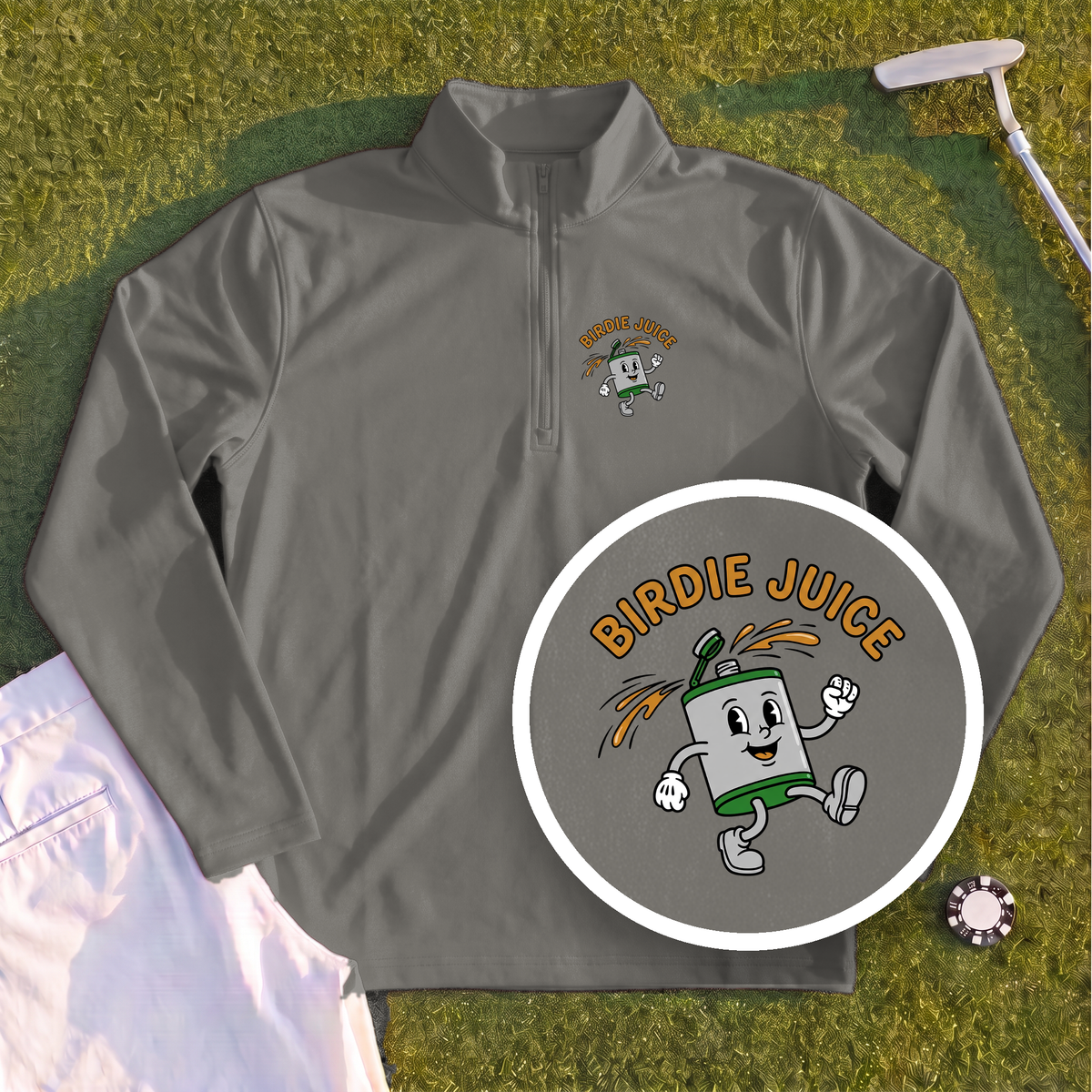 Birdie Juice Flask Quarter Zip