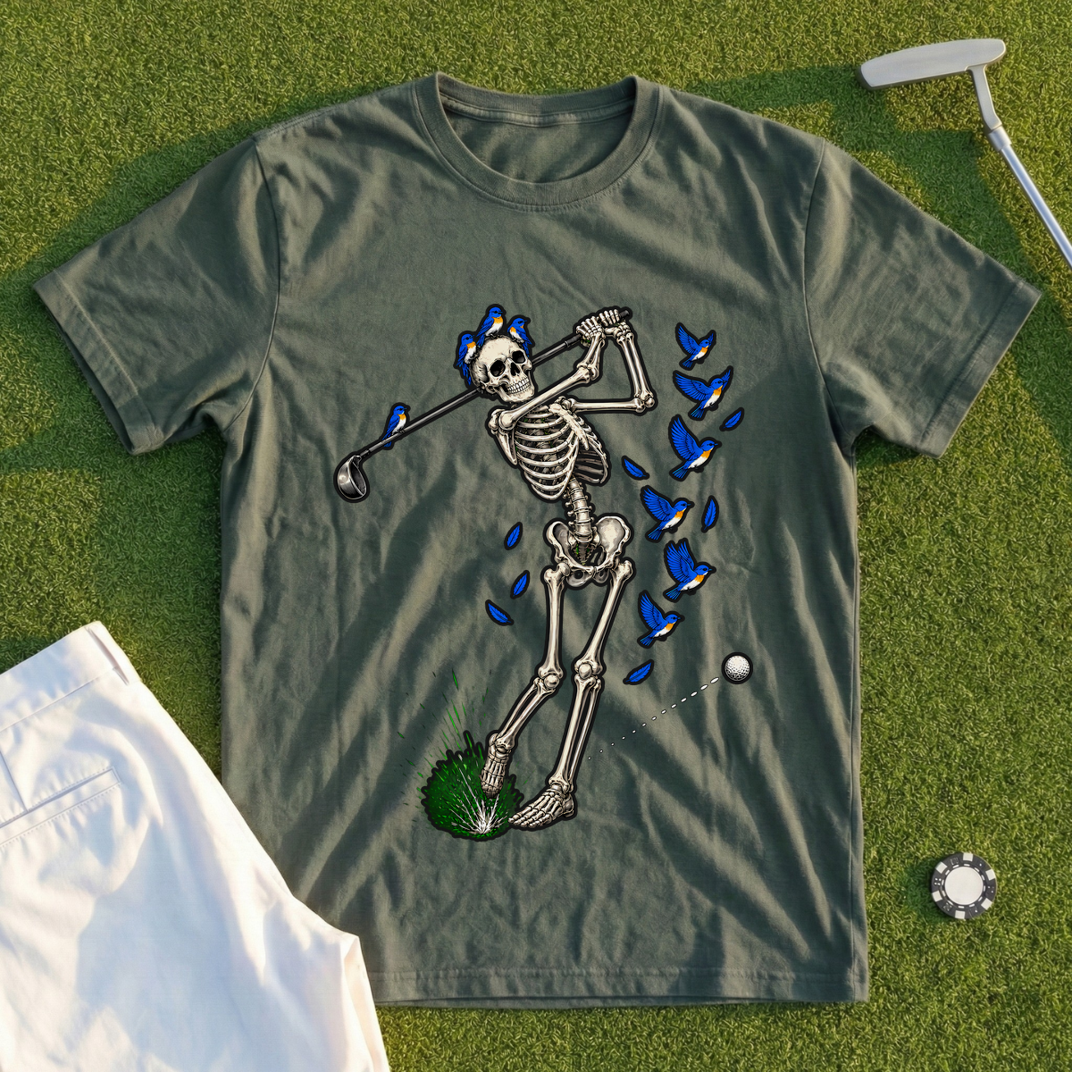 Birdie Skeleton Swing Tee