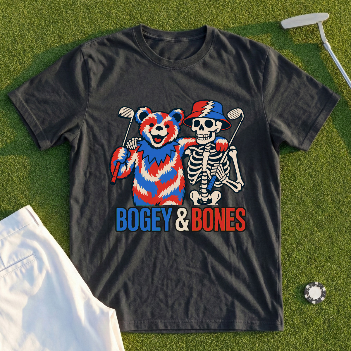 Bogey And Bones Tee