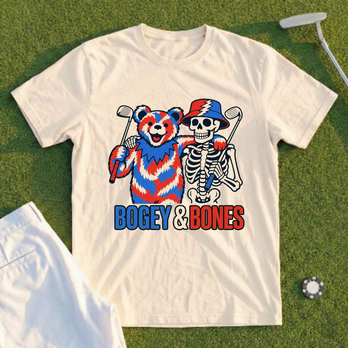 Bogey And Bones Tee