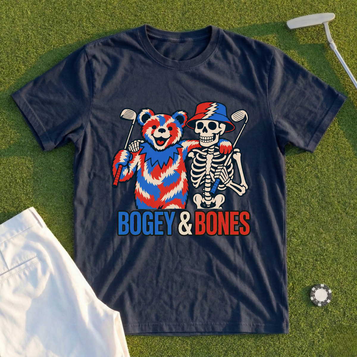 Bogey And Bones Tee