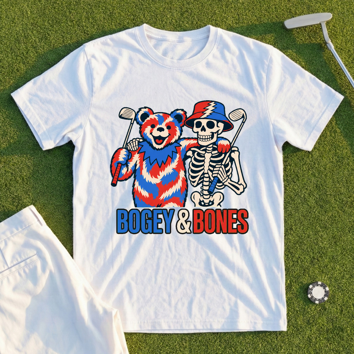 Bogey And Bones Tee