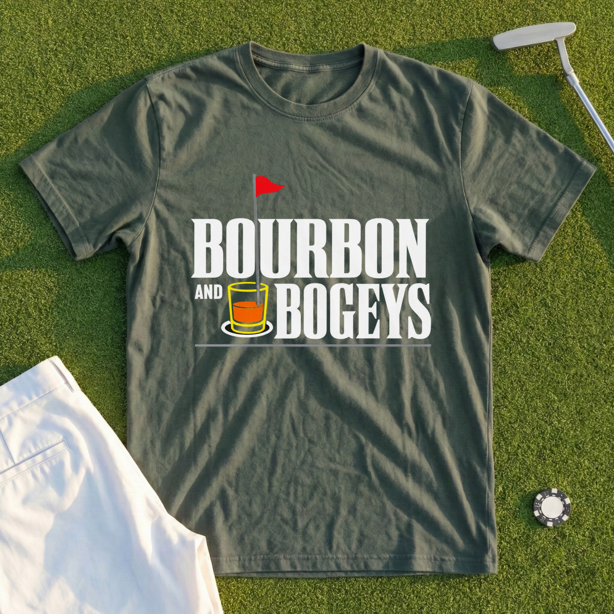 Bourbon And Bogeys Tee