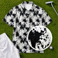 Ink Splatter Performance Print Polo, print close-up