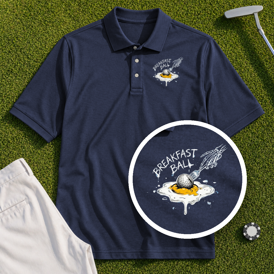 Breakfast Ball Egg Performance Polo