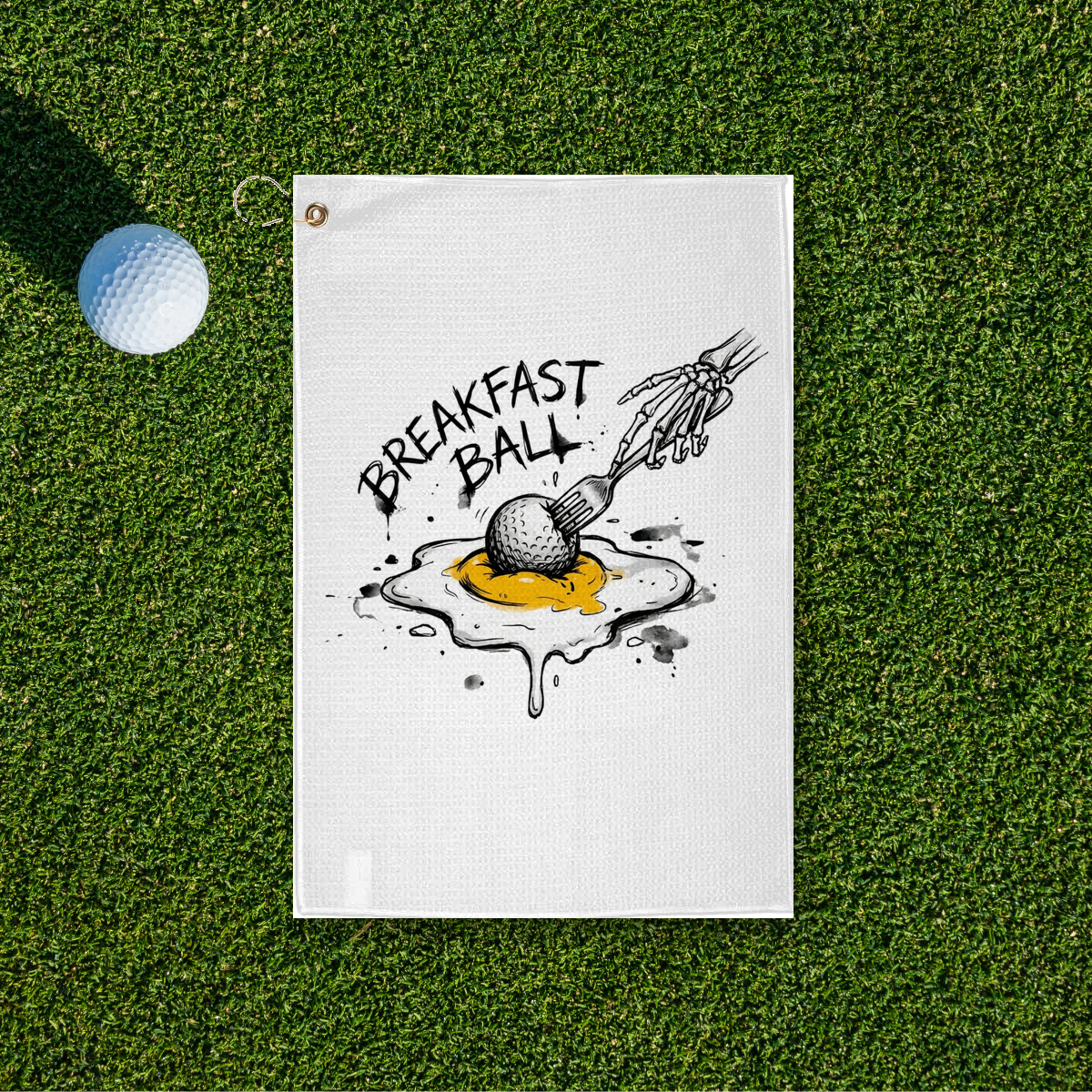 Breakfast Ball Golf Towel