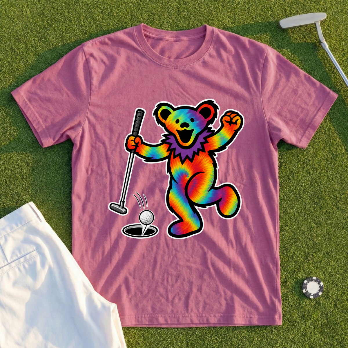 Buried The Putt Bear Tee