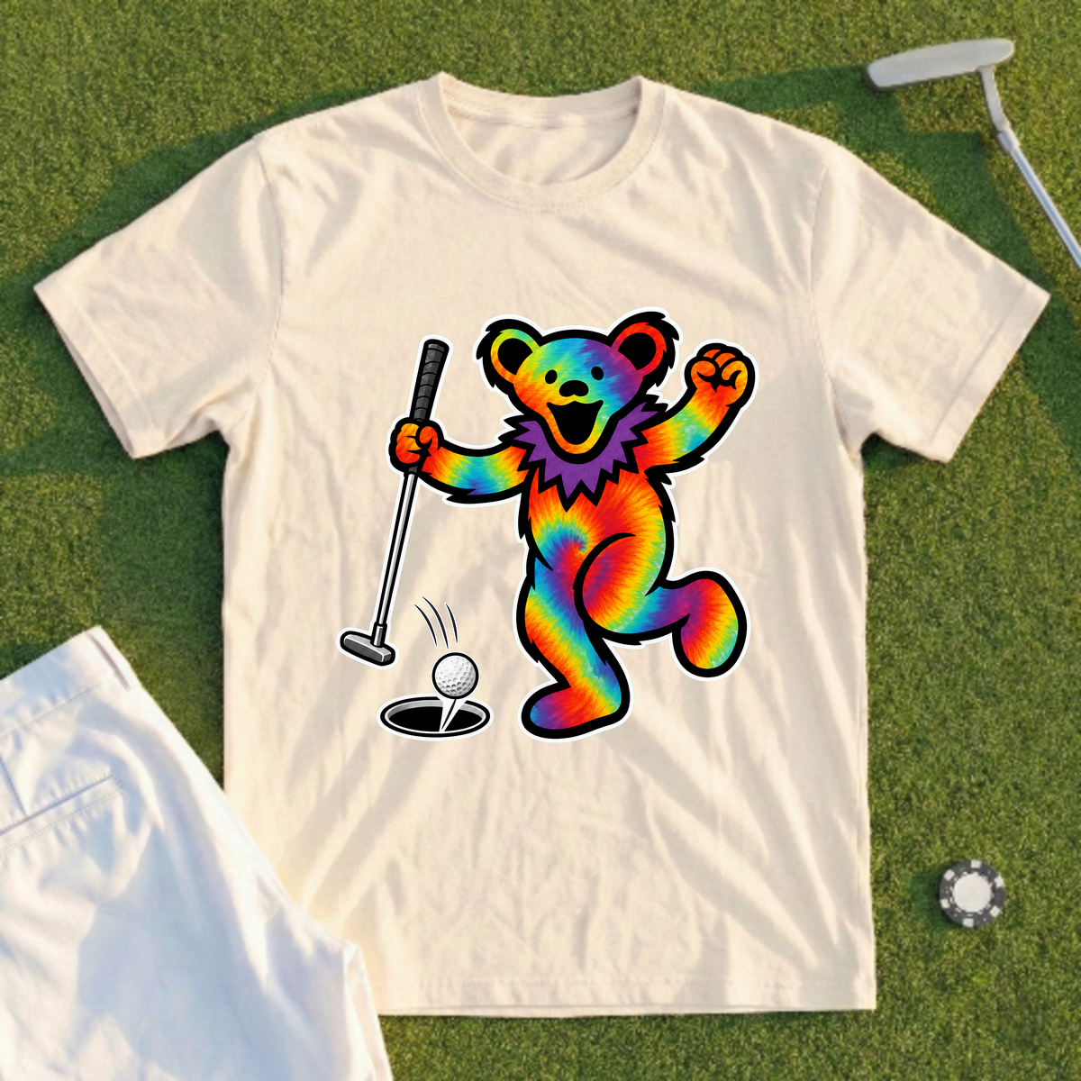 Buried The Putt Bear Tee