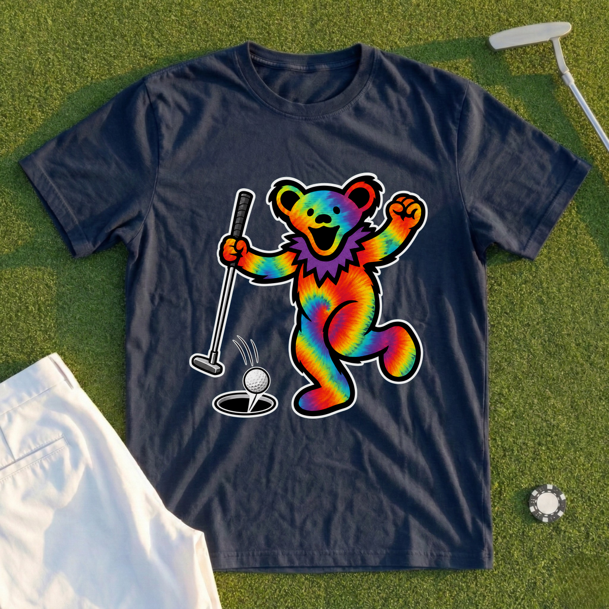 Buried The Putt Bear Tee