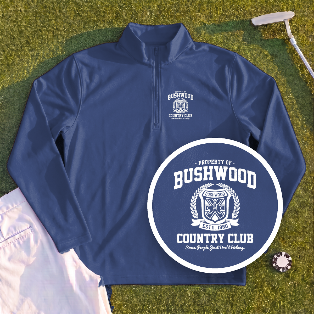 Bushwood 1980 Quarter Zip