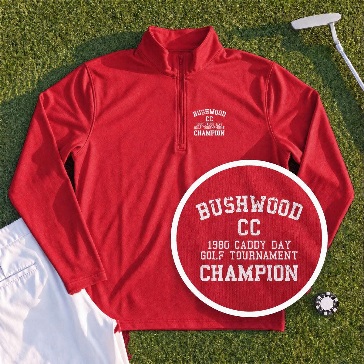 Bushwood Caddy Day Quarter Zip