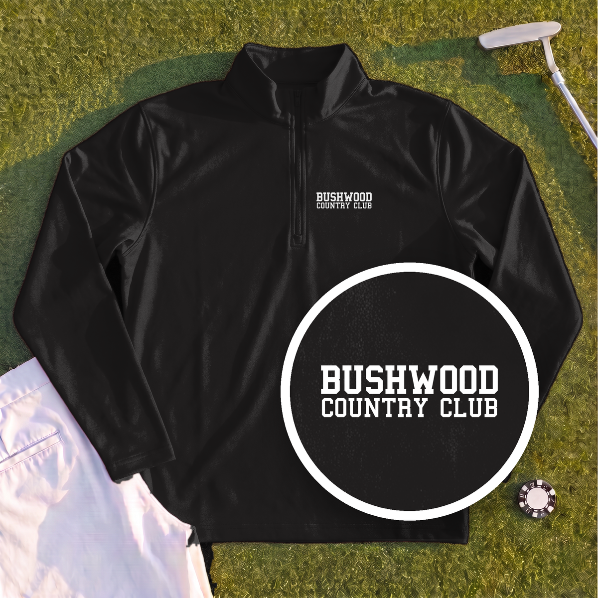 Bushwood Country Club Varsity Quarter Zip