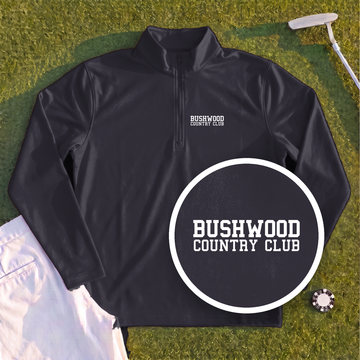 Bushwood Country Club Varsity Quarter Zip