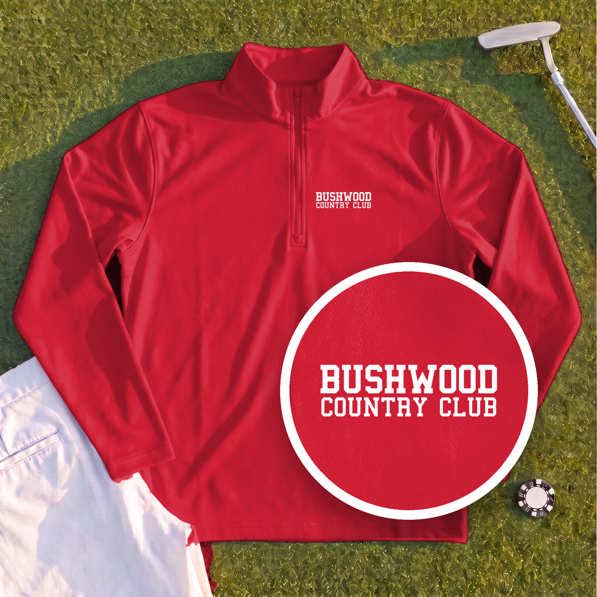 Bushwood Country Club Varsity Quarter Zip
