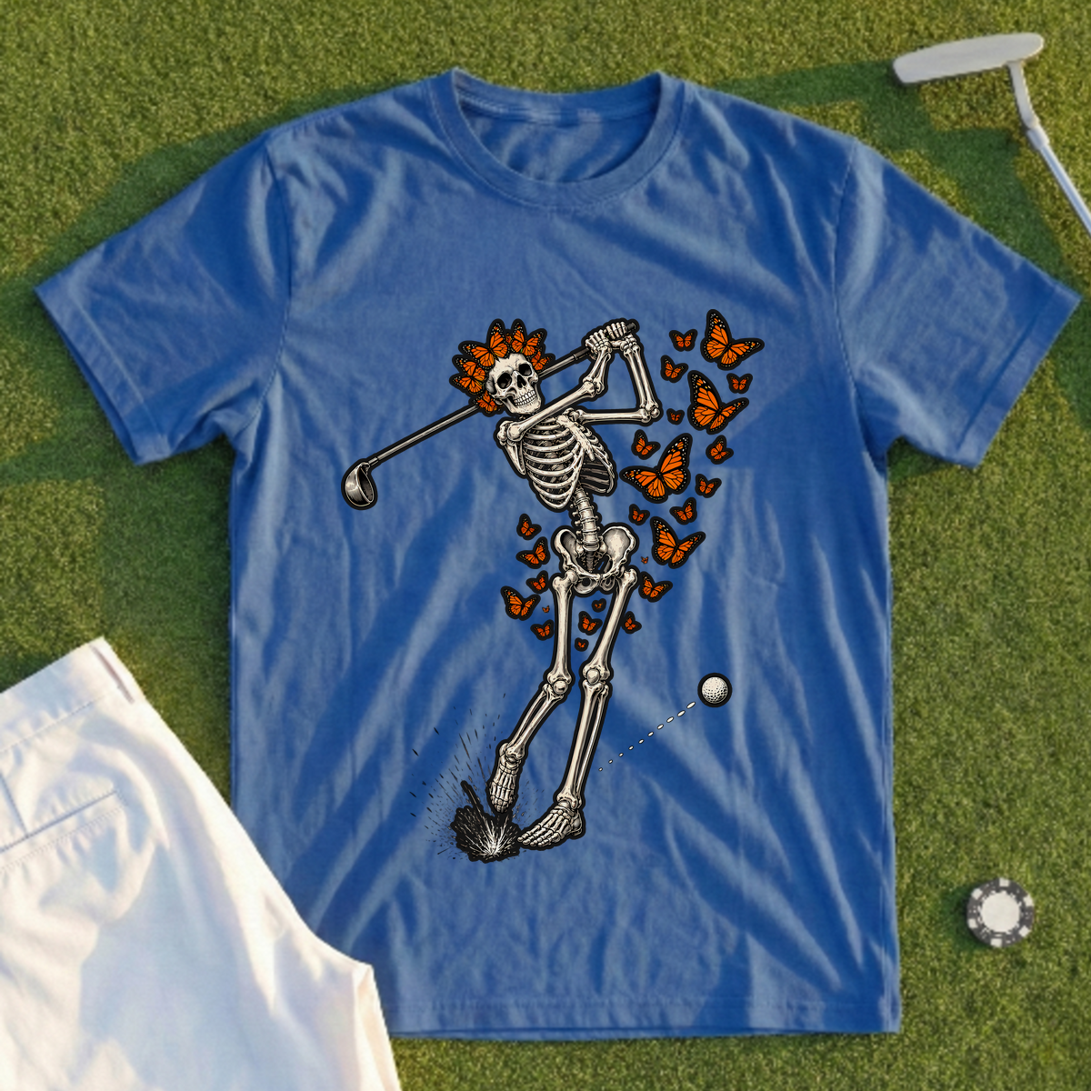 Butterfly Skeleton Swing Tee