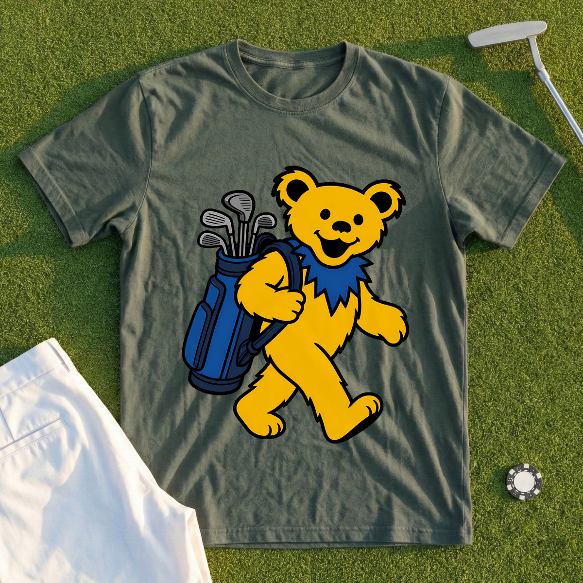 Caddie Bear Loop Tee