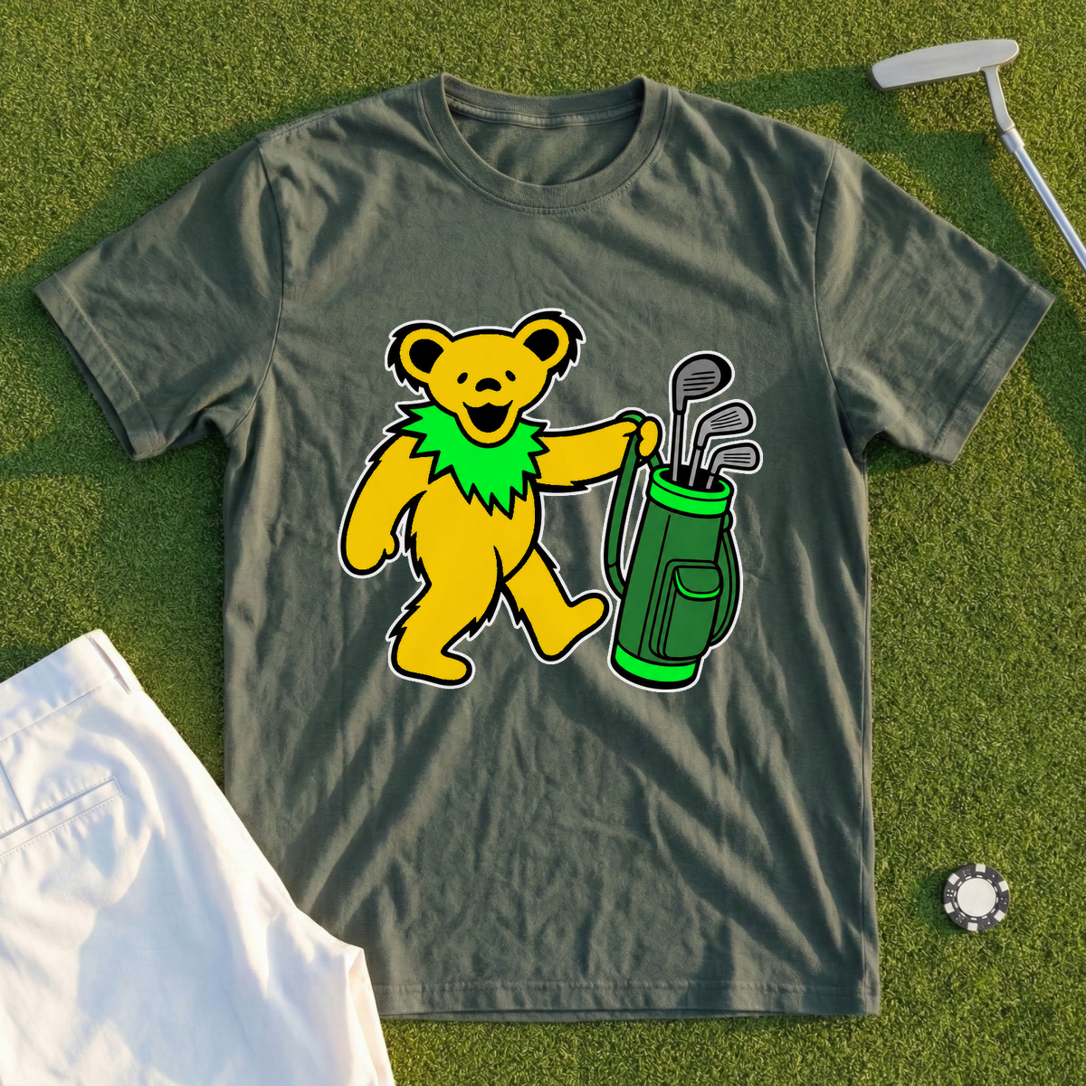 Caddie Bear Tee